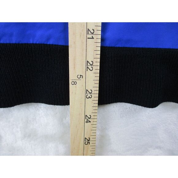 VINTAGE L.L. Bean Jacket Mens Large‎ Blue Fleece Lined Pockets Bomber Coat* - Picture 10 of 11